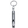 Safety Whistle Key Ring - Silver